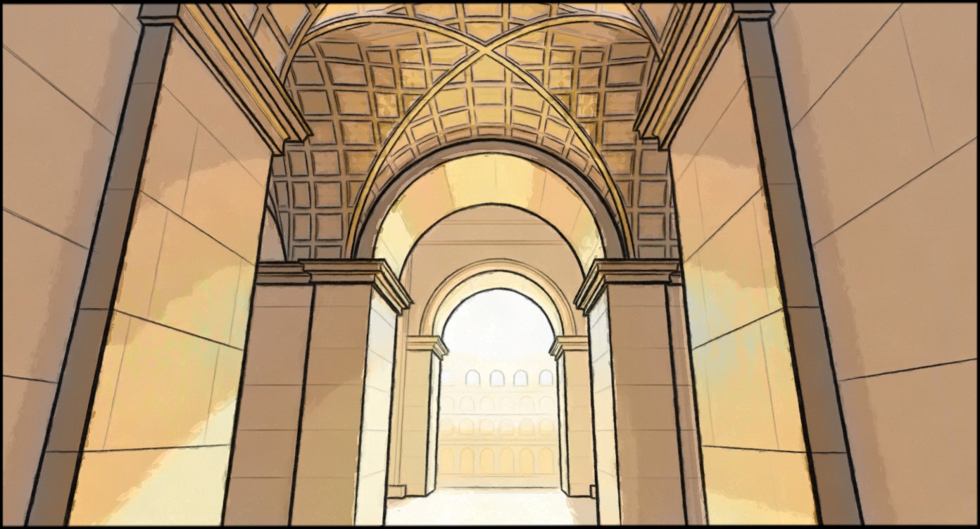 Motion Graphics - VFX - storyboard frame 1 by Dakota Warren